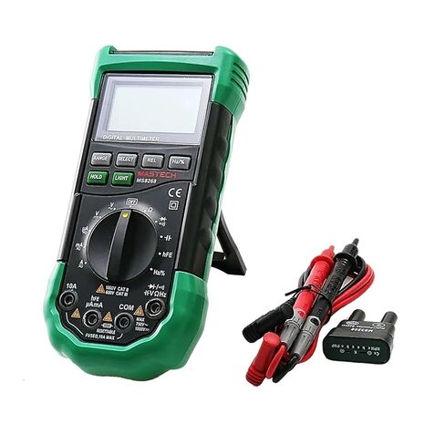 MS8261 LCD الخلفية عرض رقمي متعدد متر التيار المتناوب/تيار مستمر فولت أمبير السعة المقاومة الترانزستور تستر متر in Kuwait