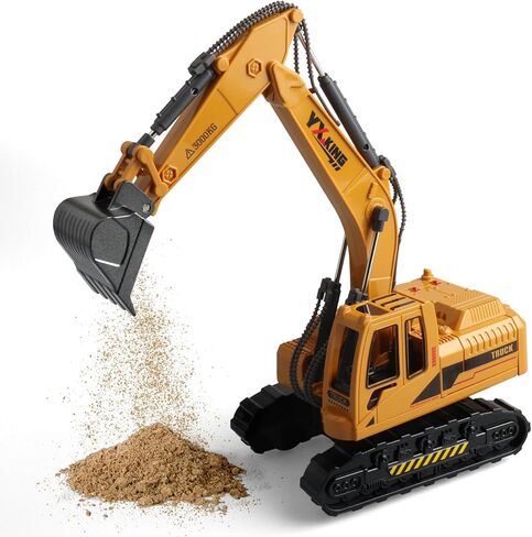 لعبة الحفريات المعدنية ABS ، معدات البناء اليدوية DIECAST DIGGER TRACK MODEL TOYS FOR BOYS KIDS AGES 3-5 4-7 8-12 عيد ميلاد عيد الميلاد in Kuwait