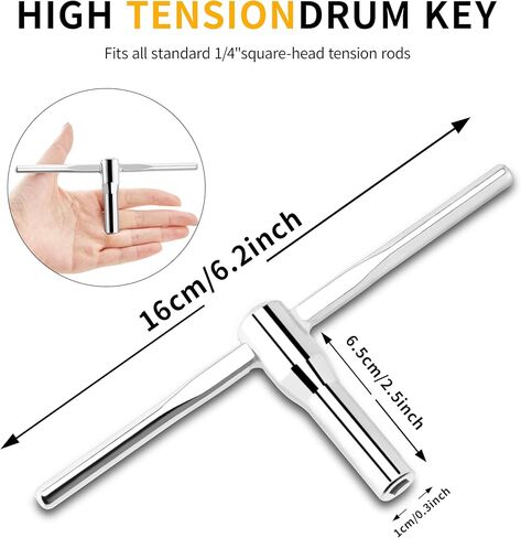 23pcs Cymbal Replacement Accessories Set with Drum Keys 5-Pack in Kuwait