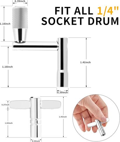 23pcs Cymbal Replacement Accessories Set with Drum Keys 5-Pack in Kuwait