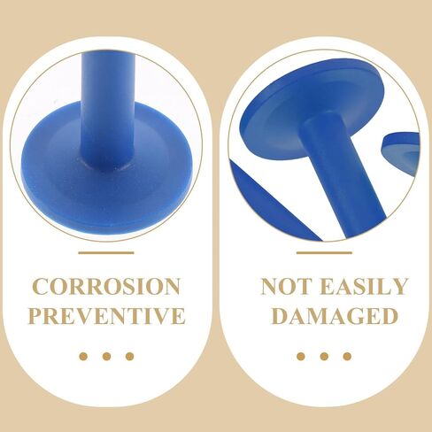 SHOWERORO 12Pcs Drum Kit Cymbal Sleeves Plastic Mount Accessories Set with 6.2Cm, 5Cm, 2.8Cm Heights for Cymbal Stand Replacement in Blue in Saudi Arabia