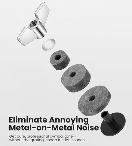 23pcs Cymbal Replacement Accessories Set with Drum Keys 4-Pack in Kuwait