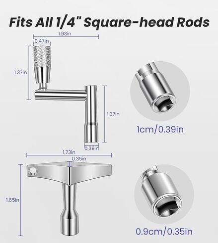 23pcs Cymbal Replacement Accessories Set with Drum Keys 4-Pack in Kuwait