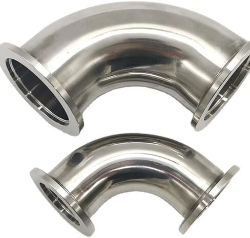 تركيب الفراغ، موصل فراغ KF، الفولاذ المقاوم للصدأ 304 90 درجة KF16 تركيبات فراغ الكوع ISO-KF حجم الحافة NW16 in Kuwait