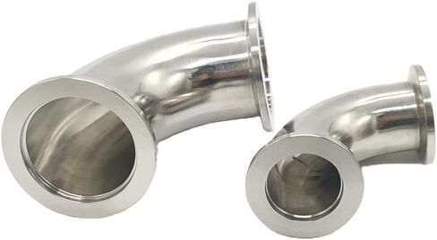 تركيب الفراغ، موصل فراغ KF، الفولاذ المقاوم للصدأ 304 90 درجة KF40 تركيبات فراغ الكوع ISO-KF حجم الحافة NW40 in Kuwait