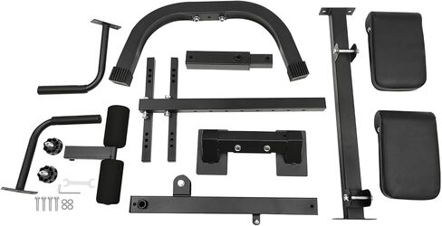 كرسي روماني، مقعد تمديد قابل للتعديل، مقعد روماني متعدد الوظائف بسعة 330 رطل، جهاز تمديد خلفي، معدات تمارين البطن in Kuwait