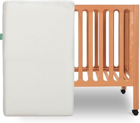 Newton Baby Galileo Mini Crib Natural, Mattress Included in Saudi Arabia