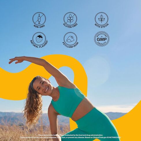 مكمل إدارة الوزن الفاخر من كولونبروم (الفراولة) - مشروب مسحوق ألياف قشر السيلليوم من مكنسة القولون - خالي من الغلوتين، تطهير القولون غير المعدل وراثيًا لتخفيف الانتفاخ وصحة الأمعاء، 30 حصة in Kuwait