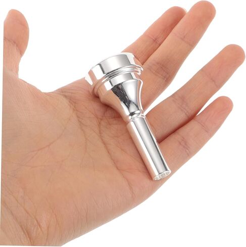 Brass Cornet Mouthpiece in B Sturdy 4B Replacement Mouthpiece for Beginners Metal Instrument Accessory for Student Cornet Enhanced Performance for Practice and Stage Use in Saudi Arabia