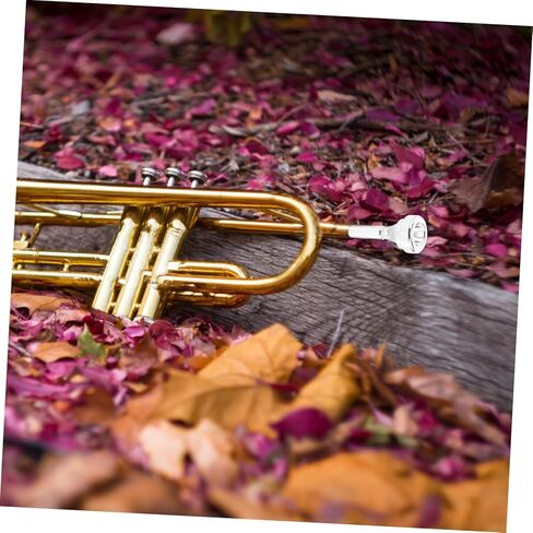 Brass Cornet Mouthpiece in B Sturdy 4B Replacement Mouthpiece for Beginners Metal Instrument Accessory for Student Cornet Enhanced Performance for Practice and Stage Use in Saudi Arabia