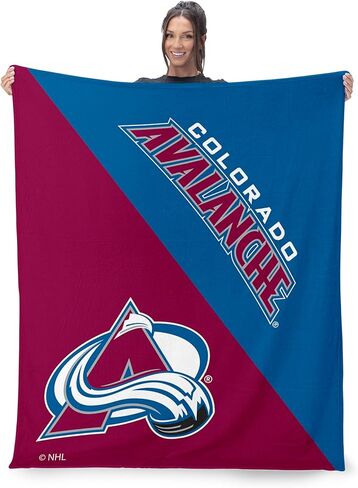 بطانية Northwest NHL Silk Touch Throw، 46 × 60 بوصة، بوليستر قطيفة فائق النعومة، هدية خفيفة الوزن دافئة للديكور in Saudi Arabia