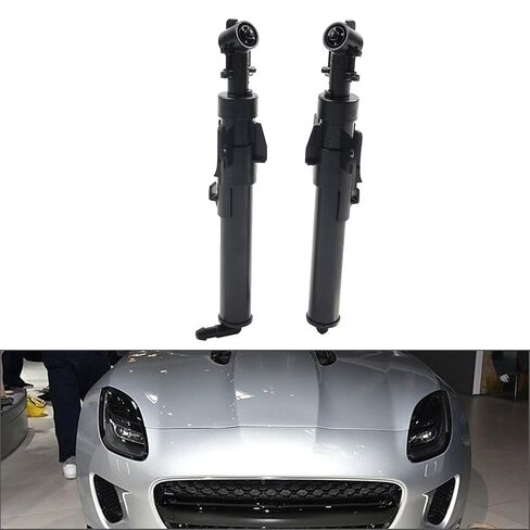 1 Pair ABS Headlamp Washer Nozzle Front Jet Sprayer Headlight Left& Right for Jaguar F-Type Coupe X152 14-2020 in Saudi Arabia