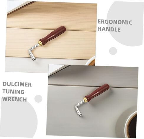 Toddmomy 4pcs Dulcimer Tuning Wrench Set Adjustable Tools for Easy String Adjustments Durable Construction for Enhanced Sound Quality for Beginners and Musicians in Saudi Arabia
