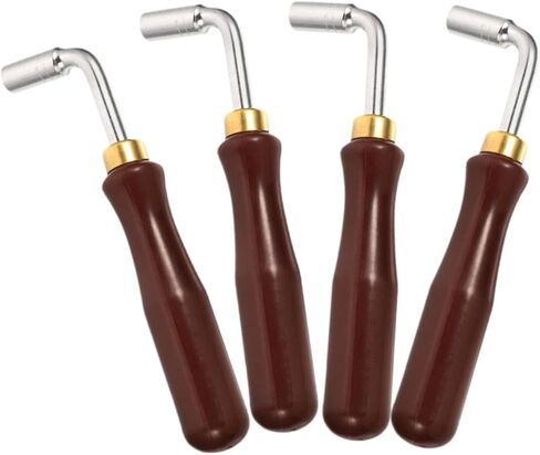 Milisten 4pcs Adjustable Dulcimer Tuning Wrench Set Ergonomic Tone Adjustment Tool for Various Dulcimer Models Comfortable Grip for Musicians Quick and Precise Tuning in Saudi Arabia
