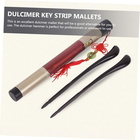 SHOWERORO 1Pair Yangqin Mallets Premium Ebony Dulcimer Hammers for Chinese Dulcimer Practice Durable and Convenient Accessories for Enhanced Sound Quality and Performance in Saudi Arabia
