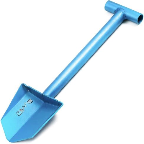 DMOS NOMAD RAVEL - مجرفة ألمنيوم خفيفة الوزن قابلة للطي قابلة للطي للتخييم ، البراغي ، البقاء على قيد الحياة ، العسكرية ، الصيد ، والاستخدام على الطرق الوعرة - Silver - Pro in Kuwait