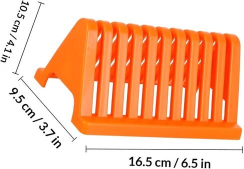 PartyKindom 2pcs Laboratory Glass Slide Drying Stand Glass Plate Drain Shelf Slide Drain Racks for Electrophoresis Gel Casting in Saudi Arabia
