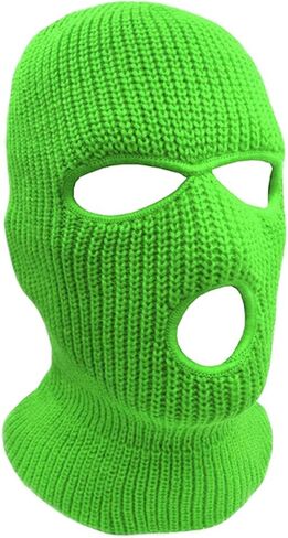 3-Hole Knit Sew Acrylic Outdoor Full Face Cover Thermal Balaclava Ski Mask One Size Fits Most in Saudi Arabia