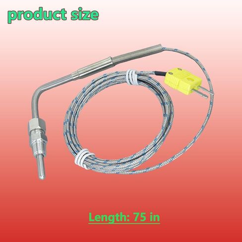 K-Type thermocouple Probe 1/8 NPT Thread Compression Adjustable Length Temperature Detection Range -100 °F to 2200 °F in Saudi Arabia