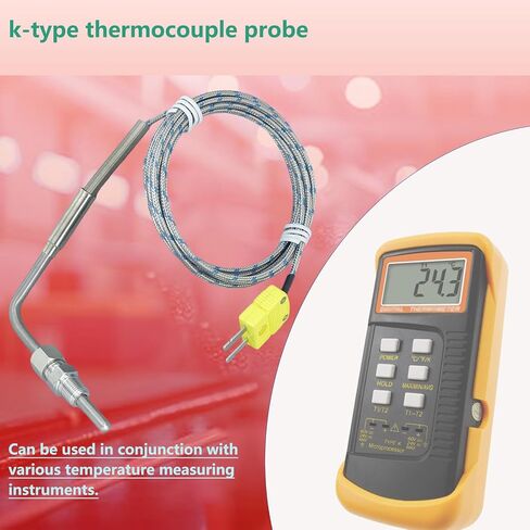 K-Type thermocouple Probe 1/8 NPT Thread Compression Adjustable Length Temperature Detection Range -100 °F to 2200 °F in Saudi Arabia