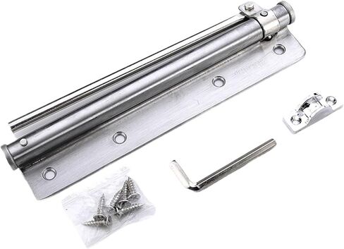 باب قابل للتعديل أقرب من الفولاذ المقاوم للصدأ زنبركي فضي اللون بقوة للمنزل والمكتب بوابة مقاومة للحريق 40 كجم in Kuwait