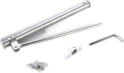 باب قابل للتعديل أقرب من الفولاذ المقاوم للصدأ زنبركي فضي اللون بقوة للمنزل والمكتب بوابة مقاومة للحريق 40 كجم in Kuwait