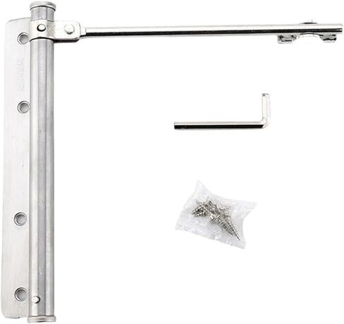 باب قابل للتعديل أقرب من الفولاذ المقاوم للصدأ زنبركي فضي اللون بقوة للمنزل والمكتب بوابة مقاومة للحريق 40 كجم in Kuwait