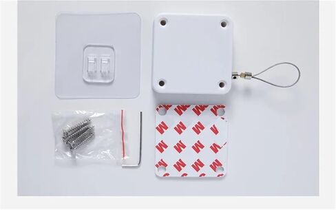 جهاز إغلاق شد للباب بدون ثقب 500 جرام - 1000 جرام (أبيض 800 جرام) in Kuwait