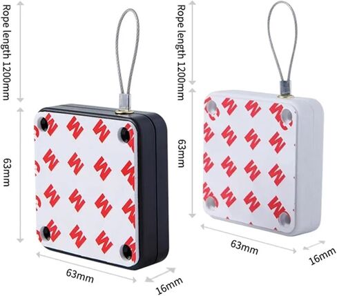 جهاز إغلاق شد للباب بدون ثقب 500 جرام - 1000 جرام (أبيض 800 جرام) in Kuwait