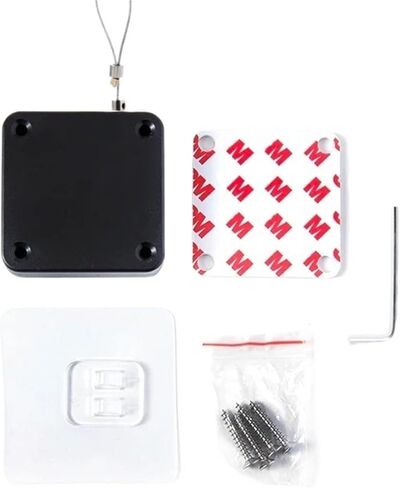 جهاز إغلاق شد للباب بدون ثقب 500 جرام - 1000 جرام (أبيض 800 جرام) in Kuwait