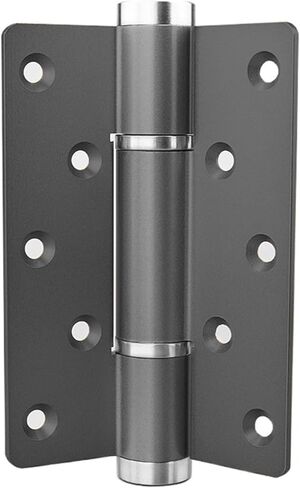 2pcs Door Closer Hidden Hinge Positiong Soft Closing Stopper Aluminum Alloy Device Hardware(Groove Type-Gray) in Saudi Arabia