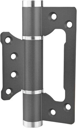 2pcs Door Closer Hidden Hinge Positiong Soft Closing Stopper Aluminum Alloy Device Hardware(Groove Type-Gray) in Saudi Arabia