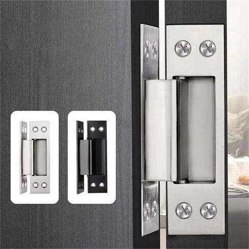 A08F-5-Inch Concealed Door with Stainless Steel Wooden and Hinge in Saudi Arabia