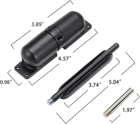 AEE8-Automatic Door Closer Safety Spring Closers,Adjustable Closing Hinge, for Self in Saudi Arabia