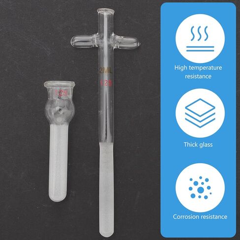 Holibanna 2ml High Temperature Resistant Glass Cell Tissue Homogenizer with Pestle for Laboratory Use, Science Experiment Glassware for Cell Grinding and Laboratory Equipment in Kuwait