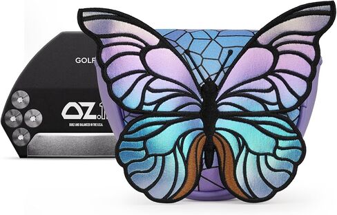 Funny Golf Head Covers, Putter Cover for OZ1 MEZZ 1 MEZZ1 MAX Putters, Center Shaft Mallet Putter Cover with Magnetic Closure, PU Leather Material, Golf Gift for Men and Women in Kuwait