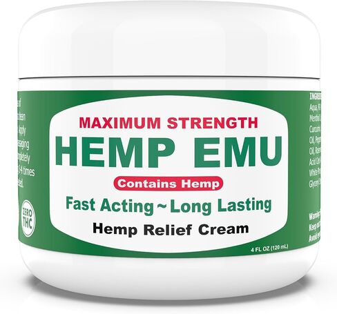 Hemp Emu Joint & Muscle Cream, 4 Oz. in Saudi Arabia