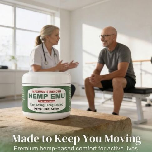 Hemp Emu Joint & Muscle Cream, 4 Oz. in Saudi Arabia