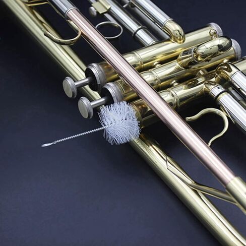 مجموعة 3 قطع من فرش تنظيف البوق، فرشاة مرنة لقطعة الفم على شكل ثعبان، ملحقات للعناية بالثعبان، مجموعة أدوات تنظيف فرشاة مرنة لفرشاة تنظيف صمام البوق in Kuwait