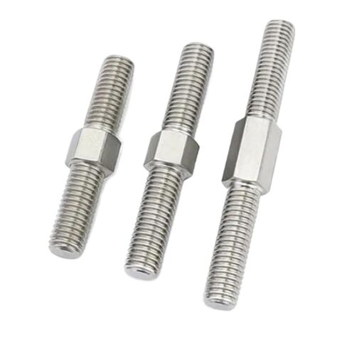 Double-Ended Threaded Rod M6 M8 | 304ss Stud Bolts | Left and Right Thread | Durable & Versatile(M8x70mm 2pcs) in Saudi Arabia
