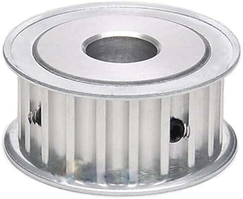 8M 20Teeth Timing Belt Drive Pulley 8mm Bore 8mm Pitch For 20mm Width Belt 8M20T Synchronous Wheel without Step Aluminium Alloy (tooth width: 21mm, bore: 8mm) in Kuwait