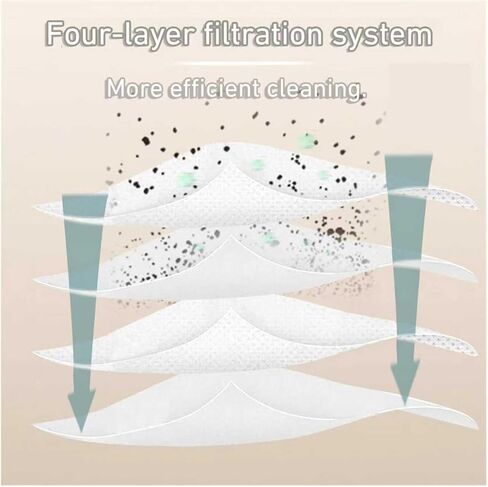 وسادات ممسحة من الألياف الدقيقة أكياس غبار لـ Dreame L40 Ultra/L10S Ultra/ L10S Ultra Gen2/X40 Ultra/L10s Pro Ultra Heat/L20 Ultra/ L10S Plus/X30 Ultra/X40 Master/L10 Ultra Robot Vacuum (6) in Saudi Arabia
