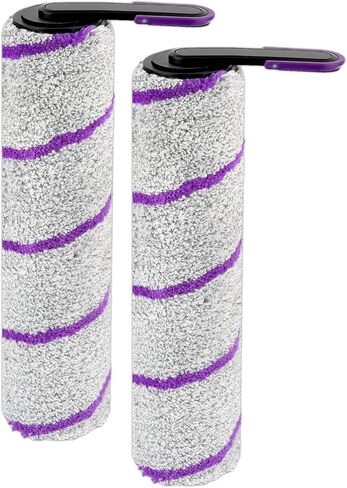 (عبوتان) بكرات فرشاة بديلة S20 Pro للمكنسة الكهربائية Narwal S20 Pro الرطبة والجافة، مجموعة ملحقات فرشاة دوارة، فرش متعددة الأسطح in Kuwait