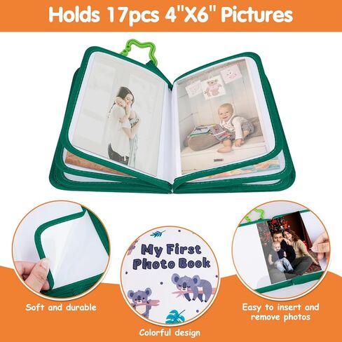 Abcxgood Baby Products Baby's Baby's Family Album Baby Baby Book يحمل 4 × 6 في صور لينة Baby Book مناسبة للهدايا حديثي الولادة للأطفال in Kuwait