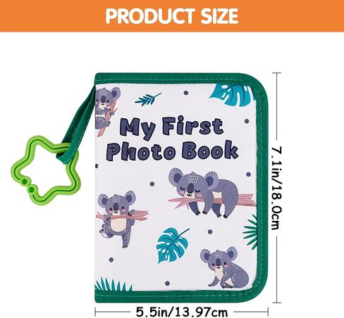 Abcxgood Baby Products Baby's Baby's Family Album Baby Baby Book يحمل 4 × 6 في صور لينة Baby Book مناسبة للهدايا حديثي الولادة للأطفال in Kuwait