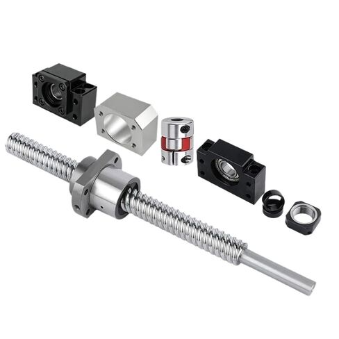Ball Screw, Linear Guide Ball Screw 1pcs Ball Screw SFE1616 Nut End Machined+BKBF12+DSG1616H Housing+XB25*30-8 * 10mm Coupling(1000mm) in Kuwait