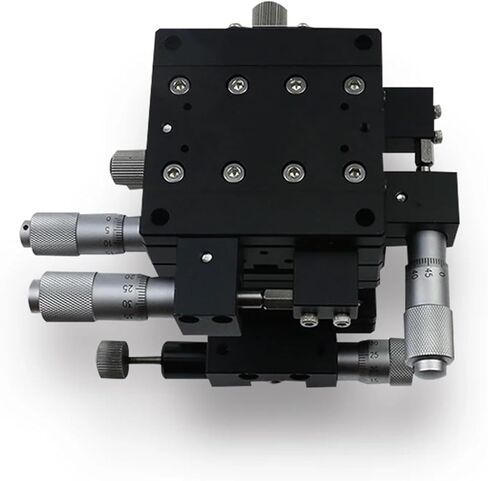 مرحلة تحديد المواقع الدوارة الآلية XYZRG60 مزيج متعدد المحاور من أربعة اتجاهات المرحلة الدوارة دليل الضبط الدقيق طاولة الشرائح LTP60-L-2 الحمل: 29.4N (3kgf) in Kuwait