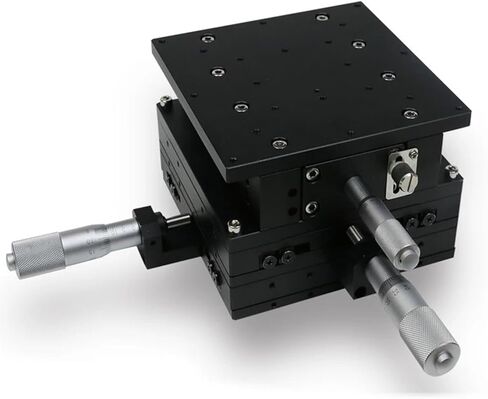 مرحلة تحديد المواقع الدوارة الآلية XYZ125-C الإزاحة ثلاثية الاتجاهات الرفع الأفقي LD125 الخطي عبر السكك الحديدية متعدد المحاور اليدوي انزلاق الطاولة: 147N in Saudi Arabia
