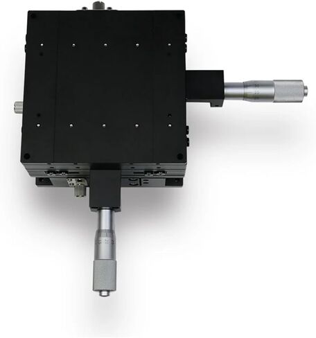 Motorized Rotary Positioning Stage XYZ125-C Three-Direction Displacement Horizontal Lifting LD125 Linear Cross-Rail Multi-axis Manual Sliding Table Load: 147N in Saudi Arabia