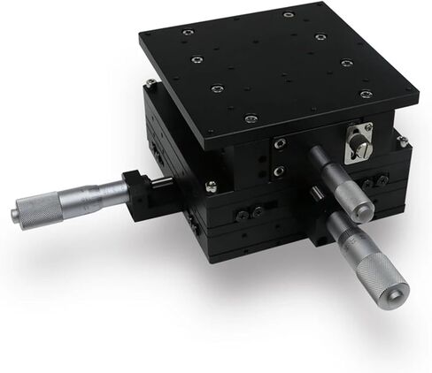 مرحلة تحديد المواقع الدوارة الآلية XYZ125-C الإزاحة ثلاثية الاتجاهات الرفع الأفقي LD125 الخطي عبر السكك الحديدية متعدد المحاور اليدوي انزلاق الطاولة: 147N in Saudi Arabia